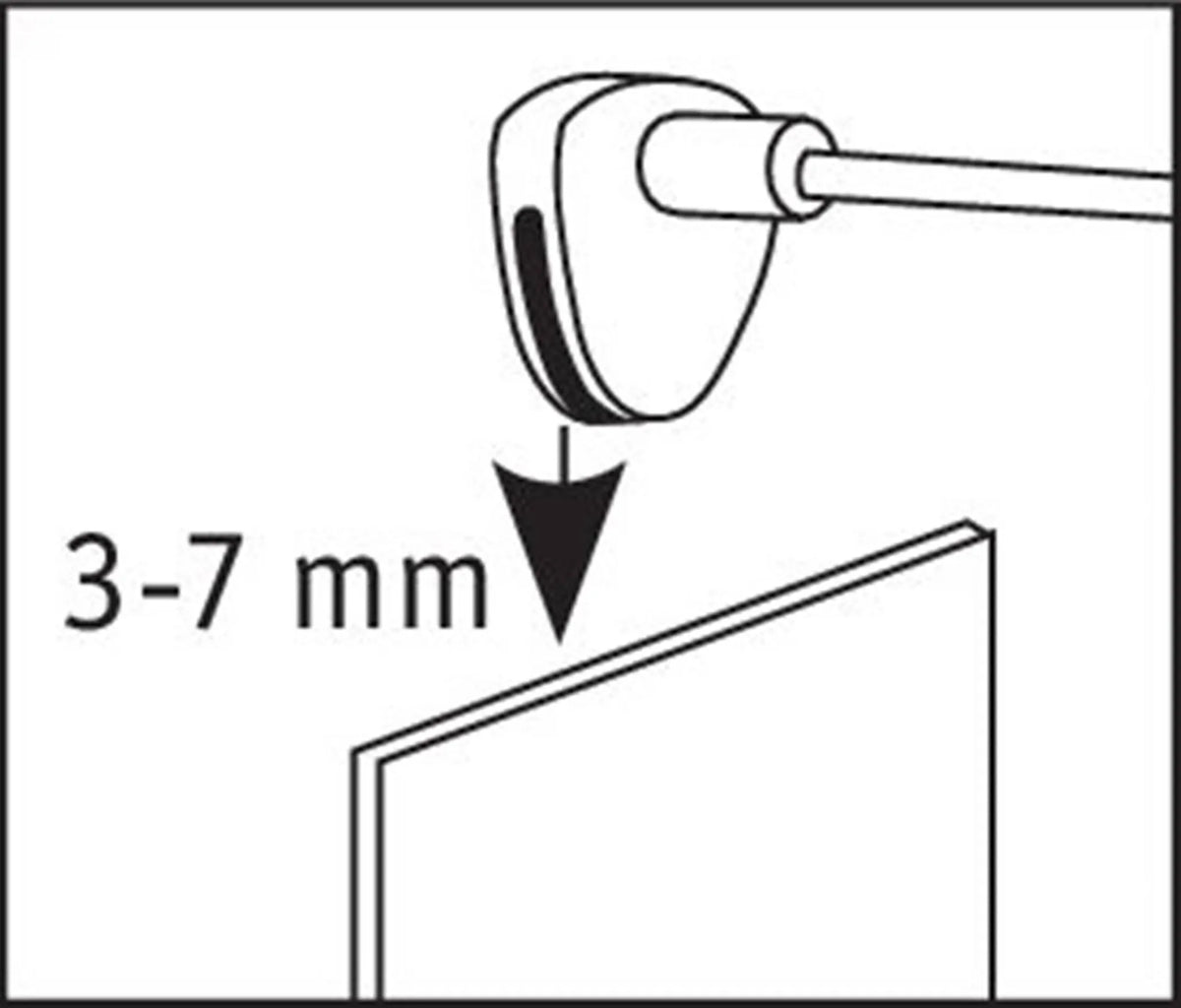 Klemmleuchte LED für Spiegel und Schrank Chrom IP44 Galeria Hook Paulmann 990.89 klemme für dicke 3mm 4mm 5mm 6mm 7mm