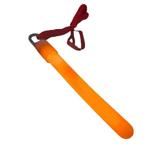 Knicklicht orange 10 cm mit Halskette