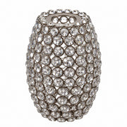 Light & Living Ramona Kristall Lampenschirm E27 mit funkelnden Glitzersteinen, ovaler Hängelampenschirm Ø 15 cm
