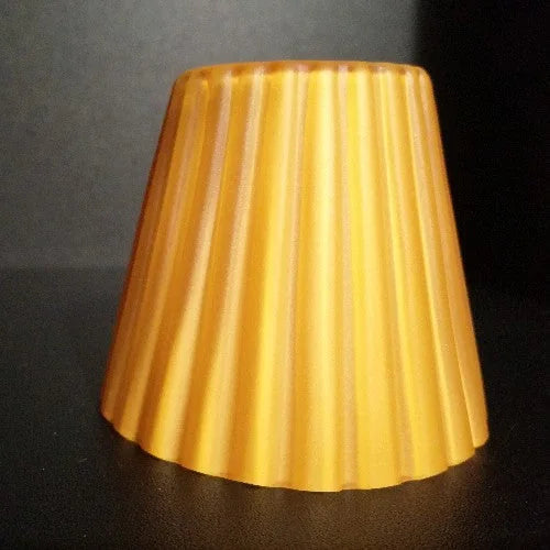 Glasschirm 6cm Lampenglas Plissee Ersatzglas Braun – Lampenglas 