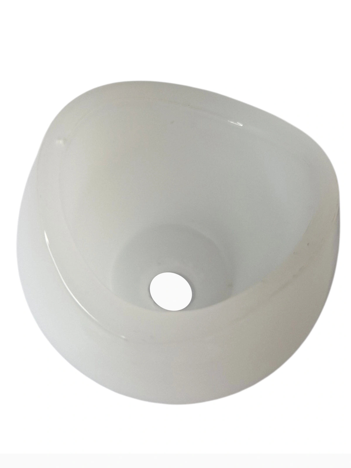 Lampenglas Loch 11mm Ø56 Ersatzglas weiß für G4 – Lampenschirm Snoop rundlicher glasschirm in weiss tulpe