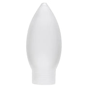 Lampenglas Kerze mit Schraubgewinde Glas satin matt 8,8 cm hoch durchmesser 38mm Paulmann 870.05  4000870 870051