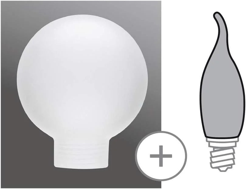 Lampenglas G60 satiniert Paulmann 870.01 im Vergleich