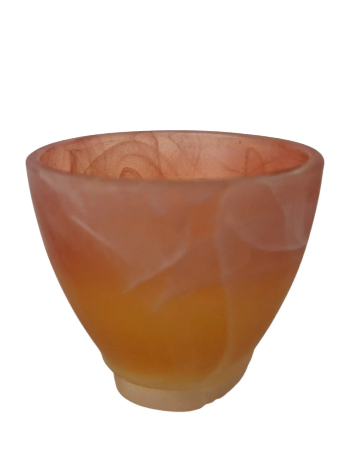 Innenansicht Lampenglas Alabaster amber konisch