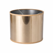 Roségold Lampenschirm zylinderförmig 20cm Vorderansicht