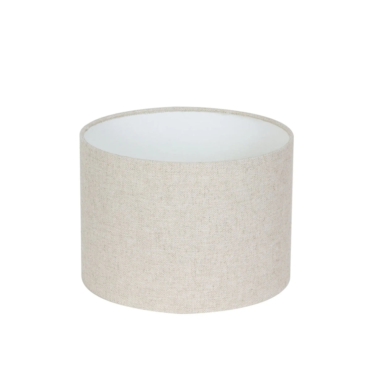 Lampenschirm E27 Leinen grob Zylinder 25cm - Livigno naturel Light & Living