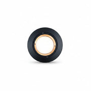LED Decken Einbaustrahler GU10 230V schwarz rund – Einbaustrahler IP20, schwenkbar, dimmbar, 49mm