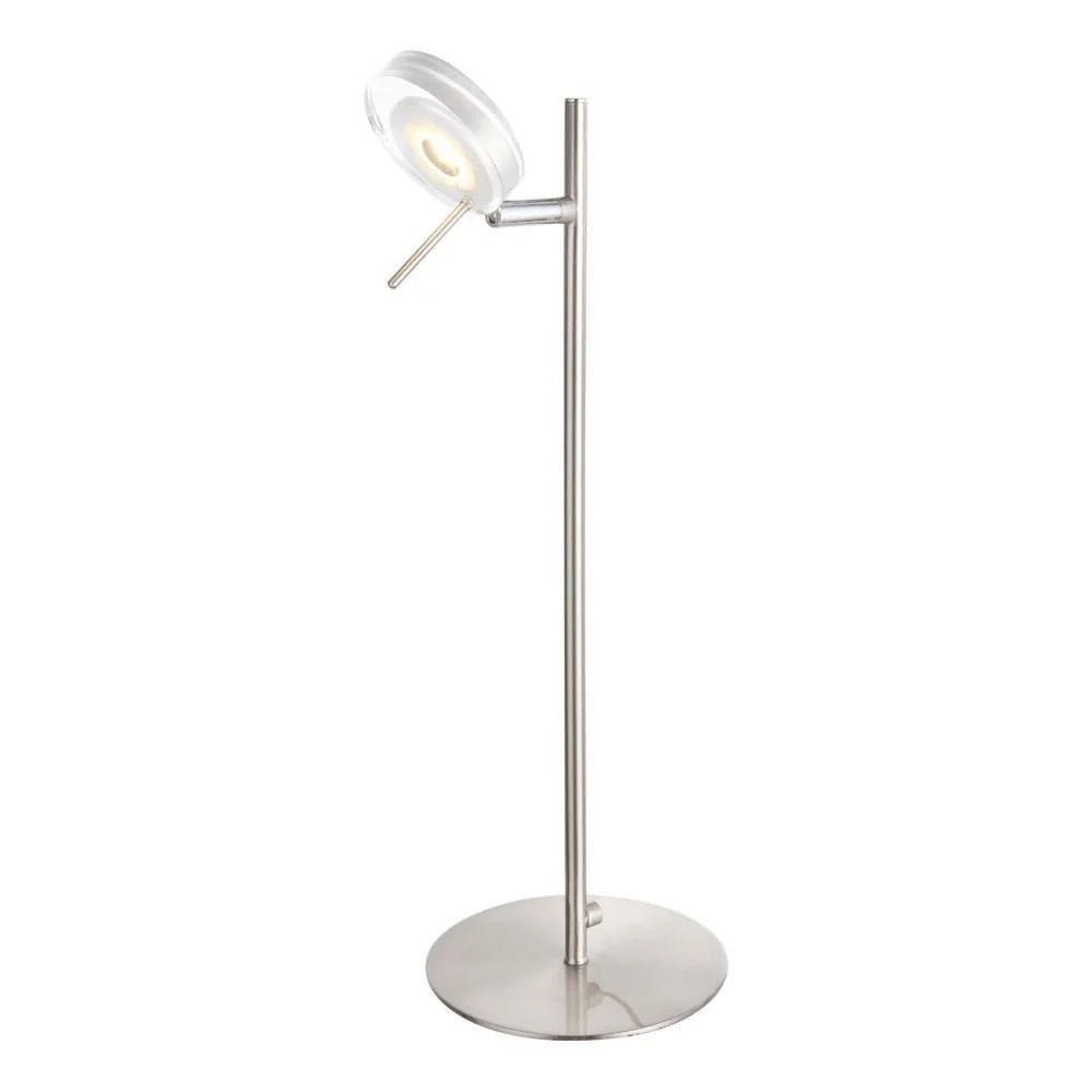 LED Tischleuchte Space Nickel Matt Tischlampe