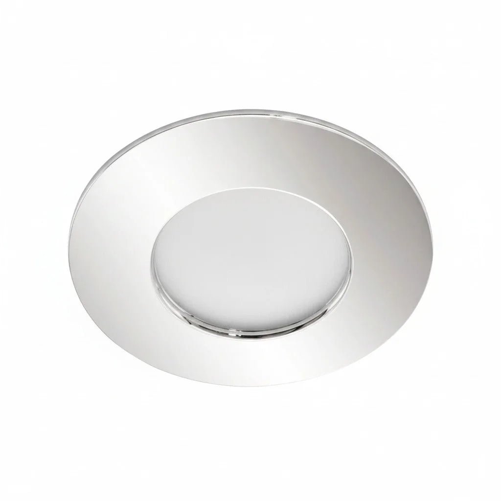 LED Einbauspot dimmbar per Schalter schwenkbar Chrom – Einbaustrahler IP23, schwenkbar, dimmbar, 30mm