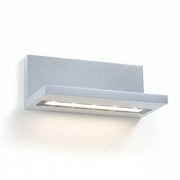 Eckige LED Wandleuchte Grau – Wandleuchte LED, dimmbar