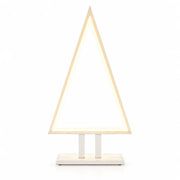Weiße LED-Weihnachtsbaum-Leuchte-Moderne Weihnachtsdekoration für Fensterbank, Kommode oder Wohnbereich.