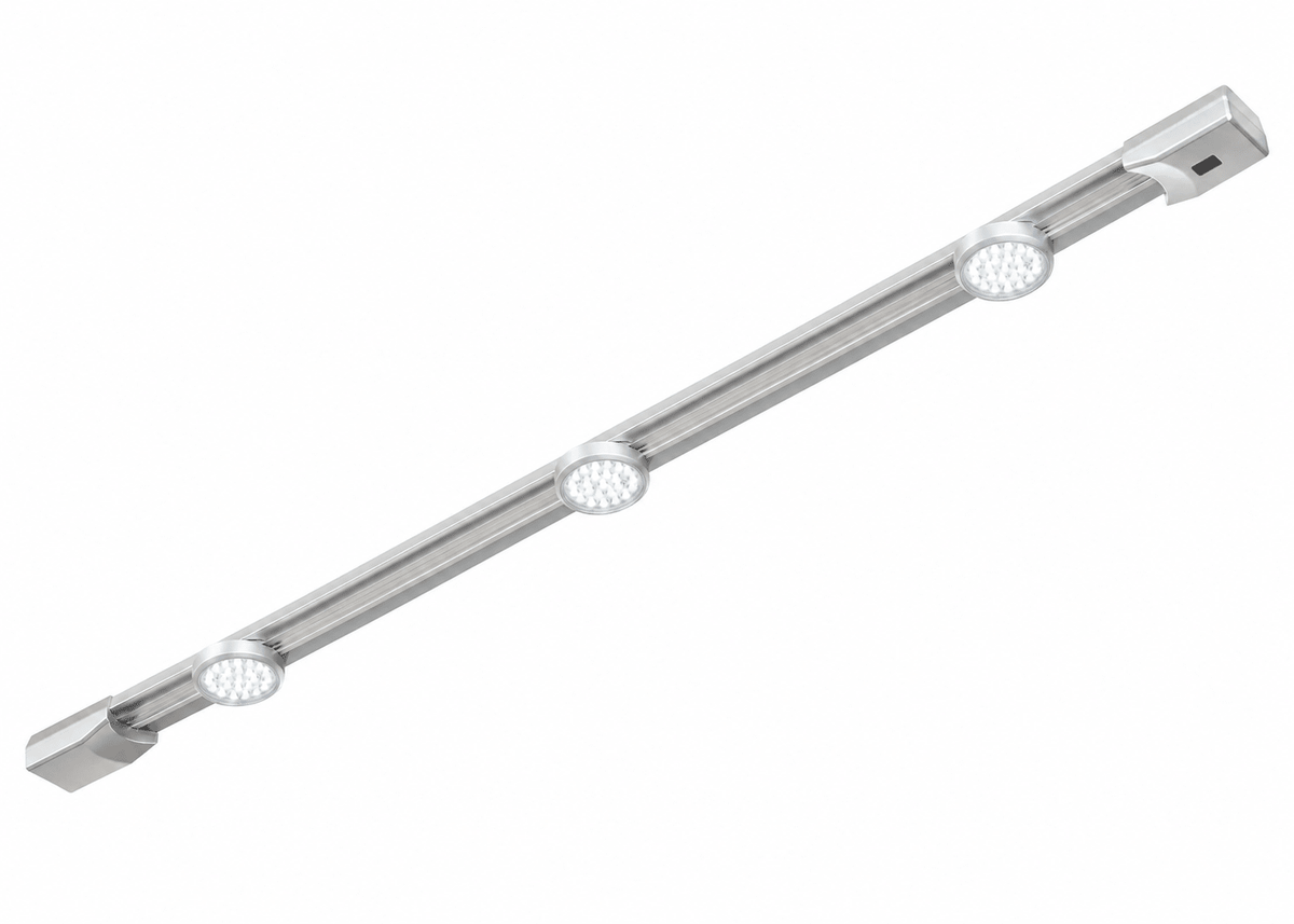 RITOS LED Lichtleiste Lightracer 90,2 cm mit Sensor und drei verschiebbaren LED-Lichtquellen für unter Küchenschrank