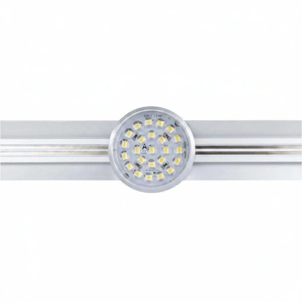 Küchen Unterbauleuchte LED 60 cm aus Aluminium mit kaltweißem Arbeitslicht
