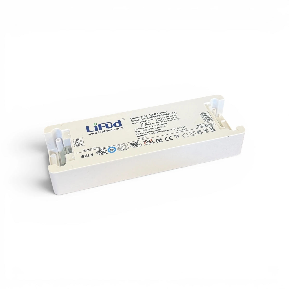 LED Treiber 1500mA 65W 0-10V dimmbar Lifud LF-GDE060YF1500U