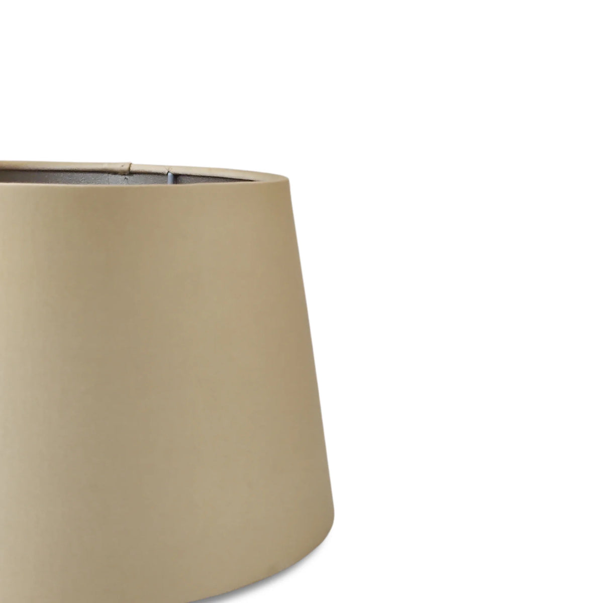 Detailansicht Metallic-Stoff Lampenschirm Gold