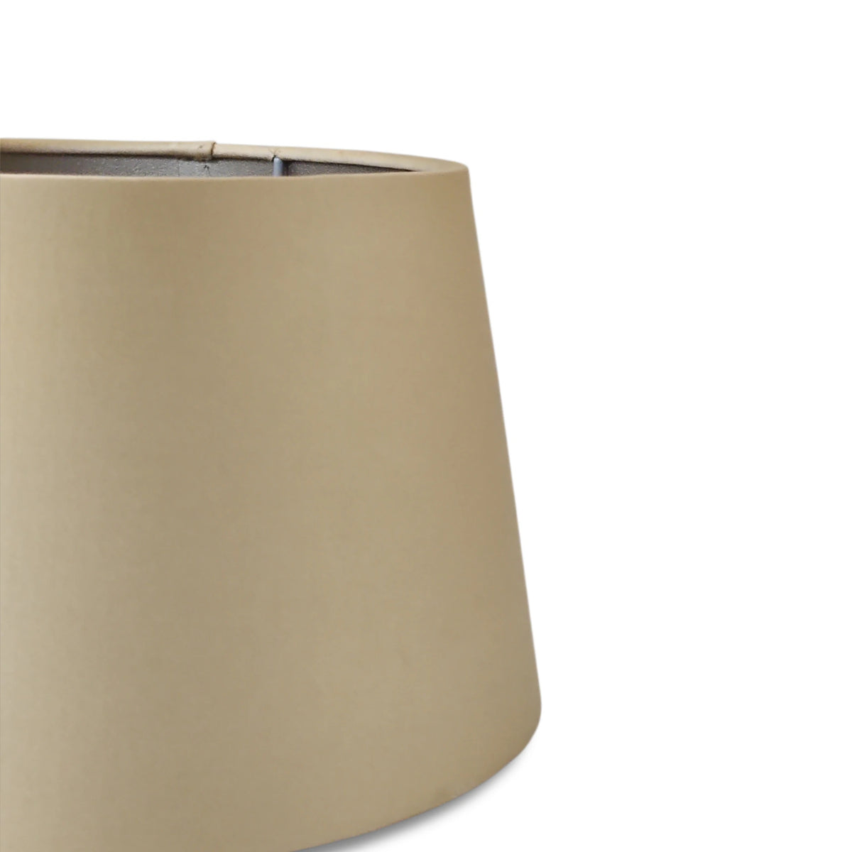 Detailansicht Metallic-Stoff Lampenschirm Gold