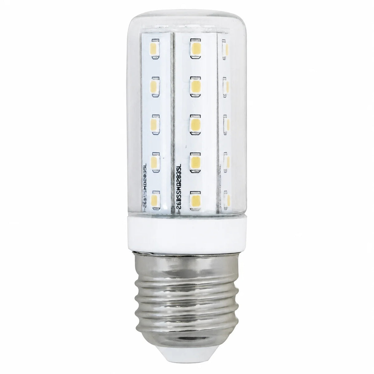 LightMe LED-Röhrenlampe LM85101-3 mit E27-Sockel, klarer T30-Form, 4,2 W, 400 lm und 3000 K warmweiß