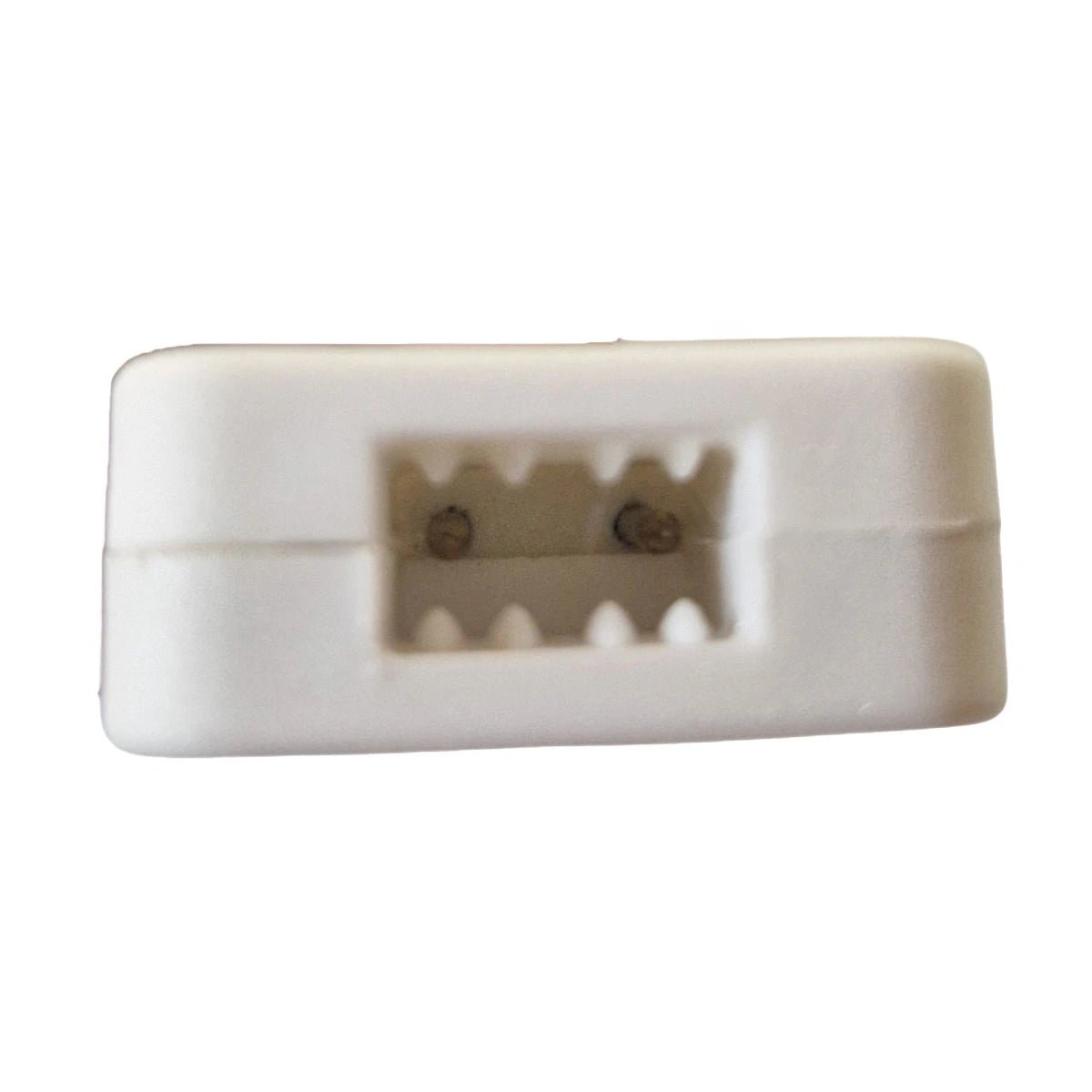 connector led streifen 230v mit 2 pinnen 2-polig flexibler kabel verbinder 70cm weiss mit-plus minus pol luma brilliant leuchten 50842/75 4004353159398