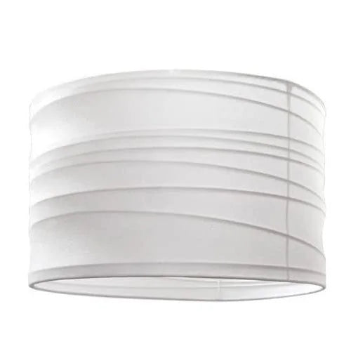 Lampenschirm weiß rund Stoff E27 Ø 50cm Hängelampe Lampenschirm – saasil.de