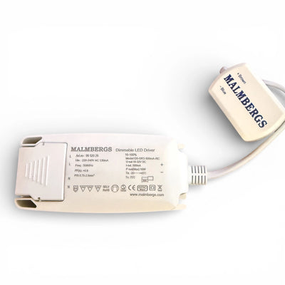 Malmbergs 9952029 LED-driver 500mA 16W dimbaar – constante stroom 18–32V TRIAC