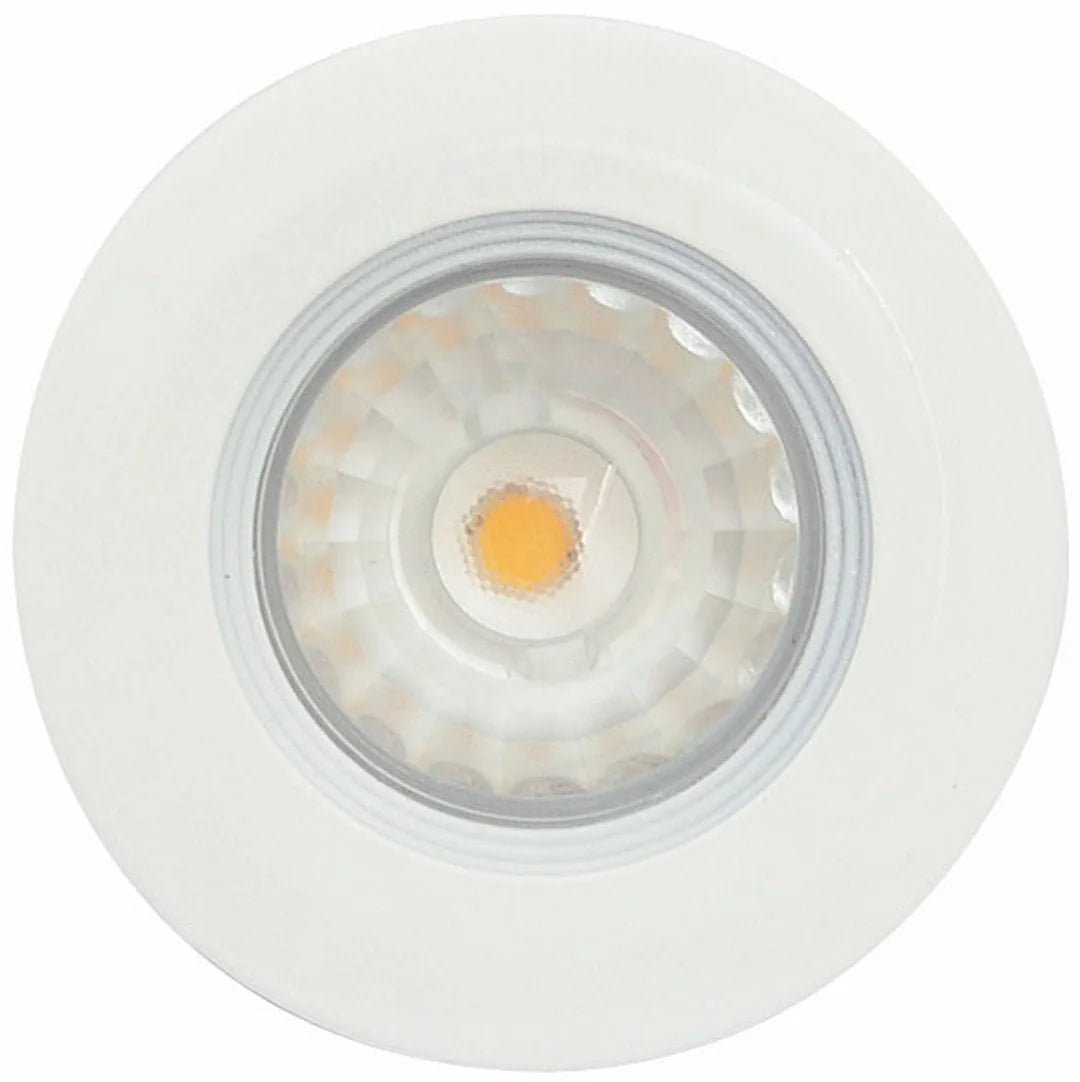 LED Einbau Spot dimmbar weiß 7W IP44 60mm MD-99 Einzelspot mit Trafo – Einbaustrahler IP44, dimmbar, 60mm