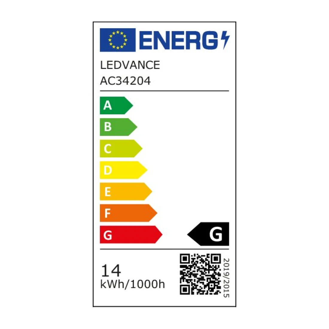 Eergielabel OSRAM DULUX D 13W/840 Neutralweiß 4000 Kelvin 
