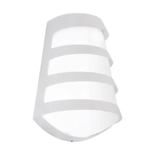 Große LED Außenwandleuchte Pasaia weiß 9W IP44