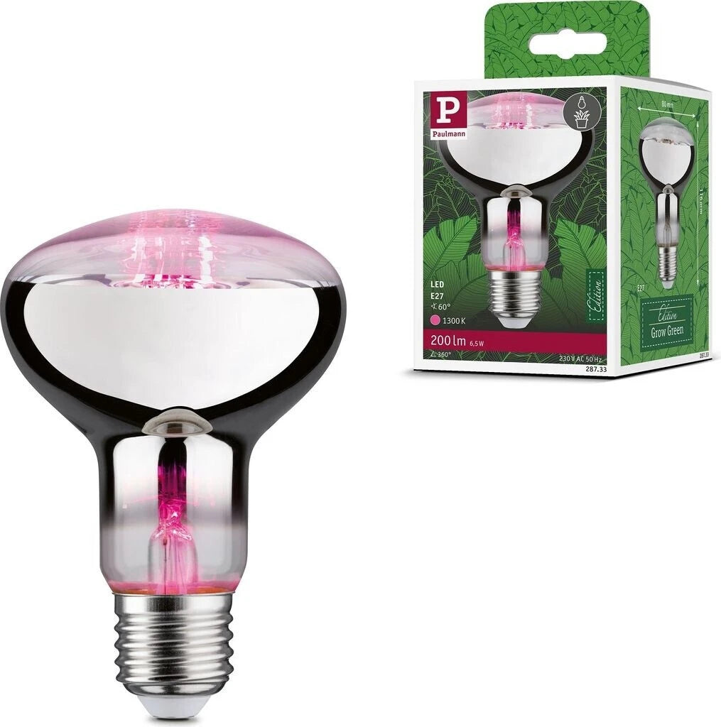 Paulmann Grow Green LED Pflanzenlampe R80 E27 6,5W
