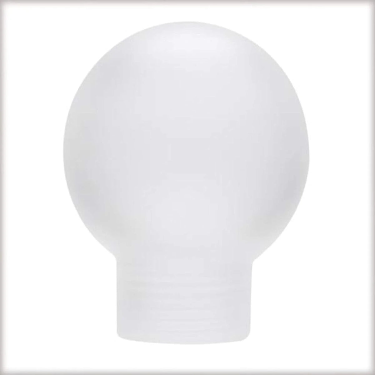 Lampenglas mit Schraubgewinde Tropfen Kugel 45mm Durchmesser 52mm hoch Glas opal matt Paulmann 870.03 4000870870037