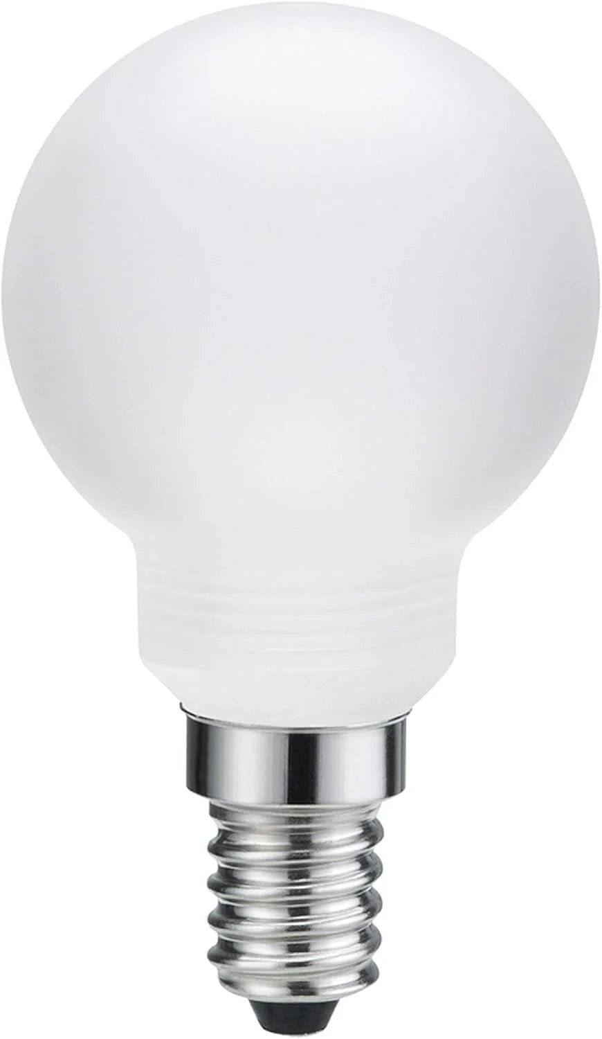 Lampenglas mit Schraubgewinde Tropfen Kugel 45mm Durchmesser 52mm hoch Glas opal matt Paulmann 870.03 4000870870037