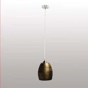 Pendelleuchte gold Metall strukturiert – Pendelleuchte E27