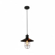Kleine Hängelampe schwarz Vintage Industrie Stil E27 27cm  näve 6088622 alex sherlock
