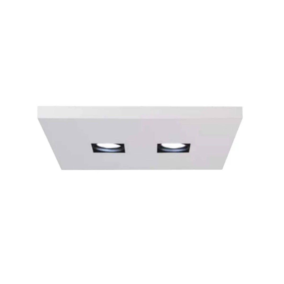 ZENO Q2 kantoor-hanglamp vierkant wit lichtuitlaat boven en onder