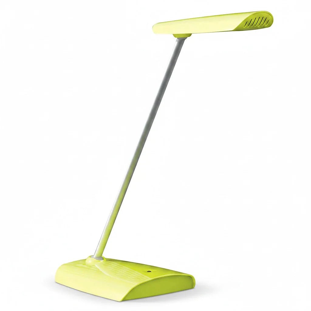 Grüne LED Schreibtischlampe Bocca per Touch dimmbar