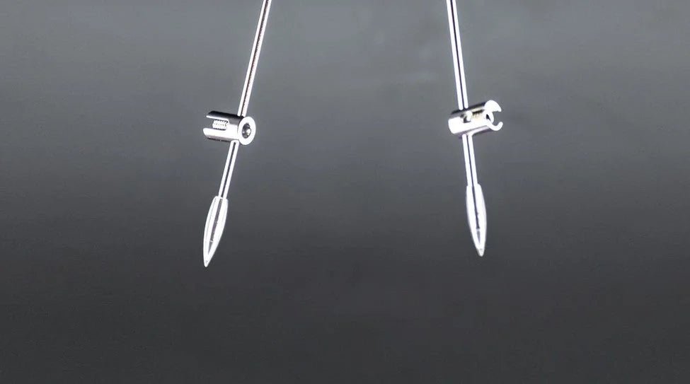 Seilklotz 2 Stück chrom für Seilsystem Halogen SEIL & STANGEN-ZUBEHÖR