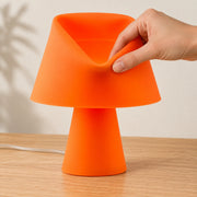 Sompex NUMEN Tischlampe aus orangefarbenem Silikon