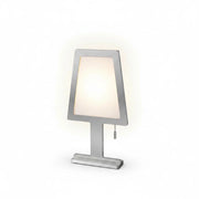 Stilisierte flache LED Tischlampe Steve Touchdimmer Alu Tischlampe