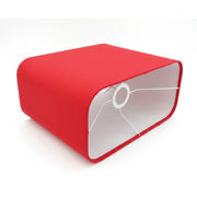 Stoff Lampenschirm rot E27 32x15 Baumwolle Oval Lampenschirm – saasil.de