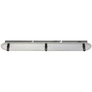 Armatur Wandlampe mit Schalter 3 flammig 48cm rund
