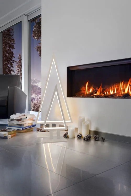 Weihnachtsbaum LED aus Holz Weihnachtsdeko Pine Wood Sompex Set groß und klein