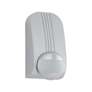 Bewegingsmelder voor hoekmontage zilver bereik 12m 180° IP44