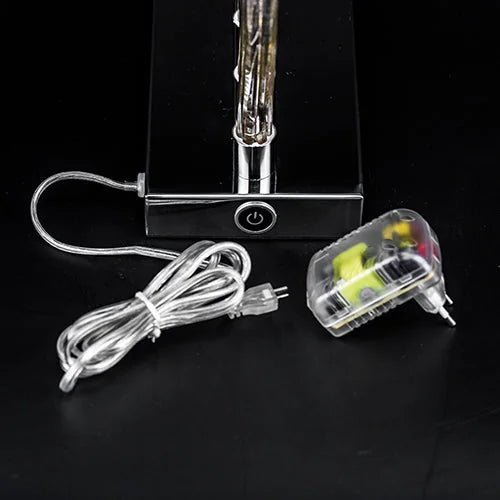 LED Deko Tischleuchte 10W Claudi Glas Lichtsäule