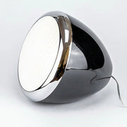 Außen Bodenleuchte Stehlampe Nostalgie Retro Scheinwerfer schwarz