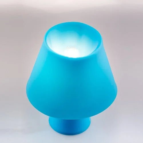 Deko Tischleuchte Numen in Blau aus Silikon