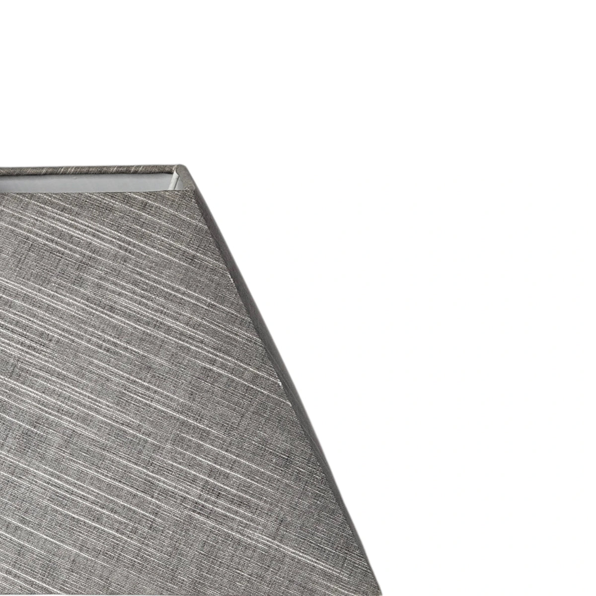 Stoffstruktur grau Detail Lampenschirm