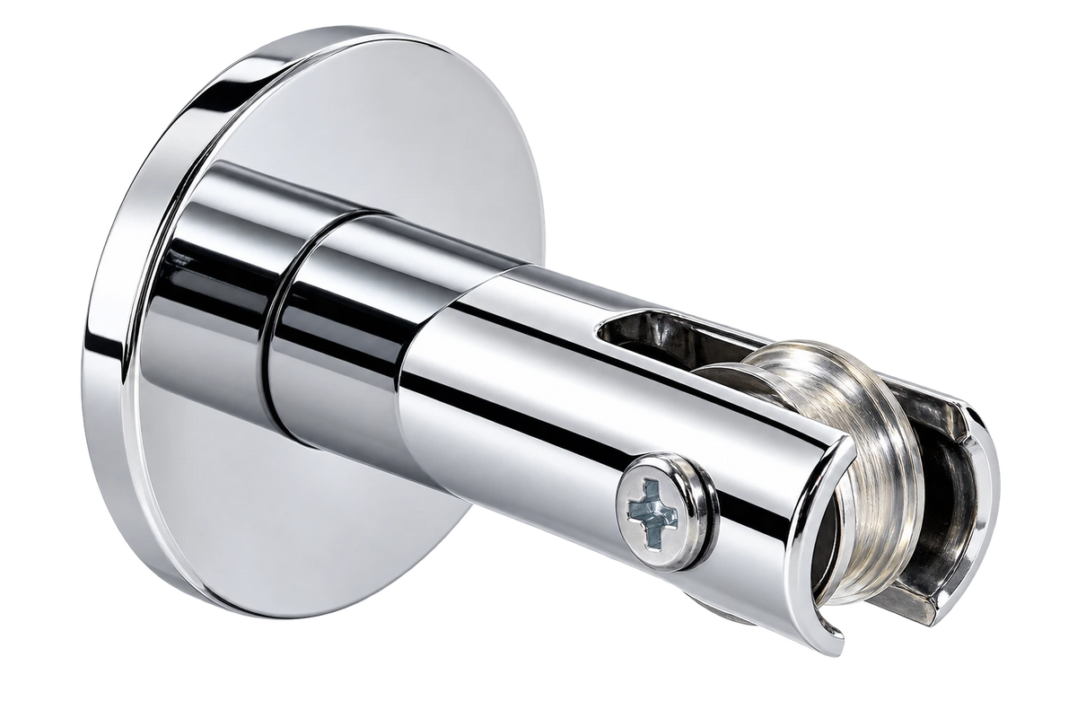 Umlenkrolle Wandbefestigung Chrom mit ca. 30 mm Länge für Seilsystem und Spannseil