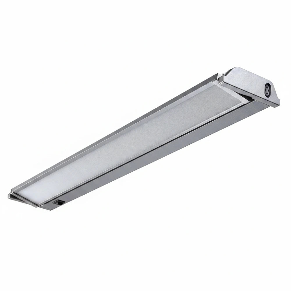 LED Möbelleuchte aus Aluminium mit verstellbarem Leuchtenkopf und integriertem Kippschalter