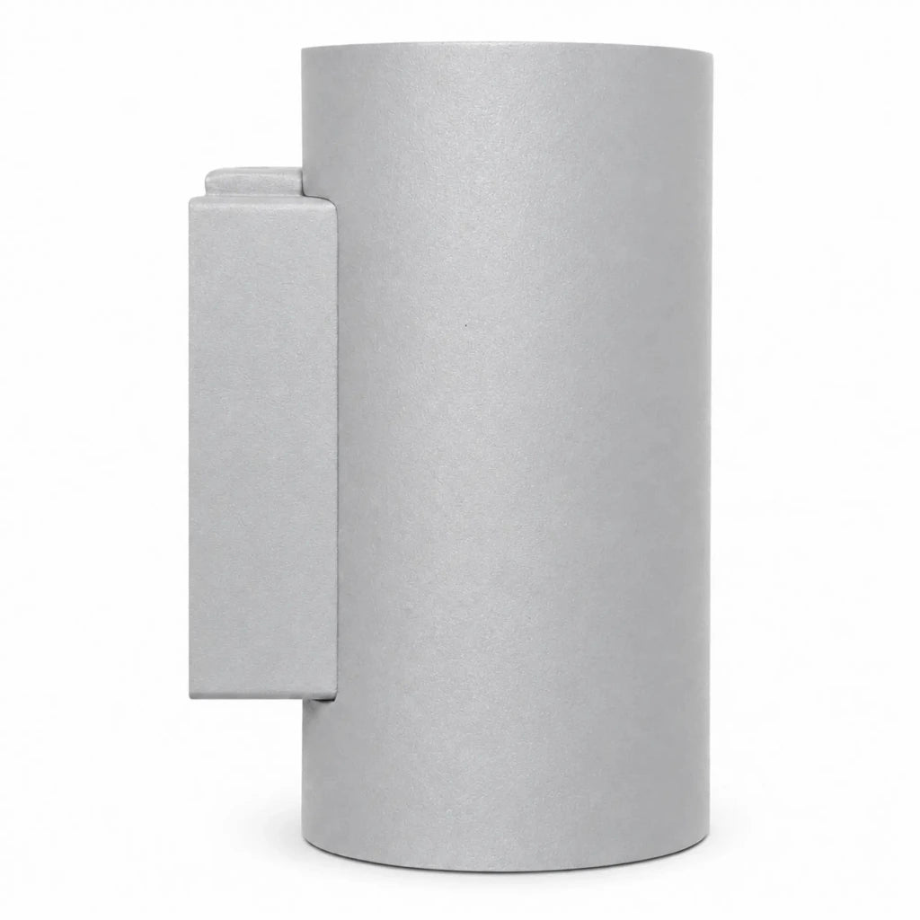 Wandspot buiten up down grijs rond IP54